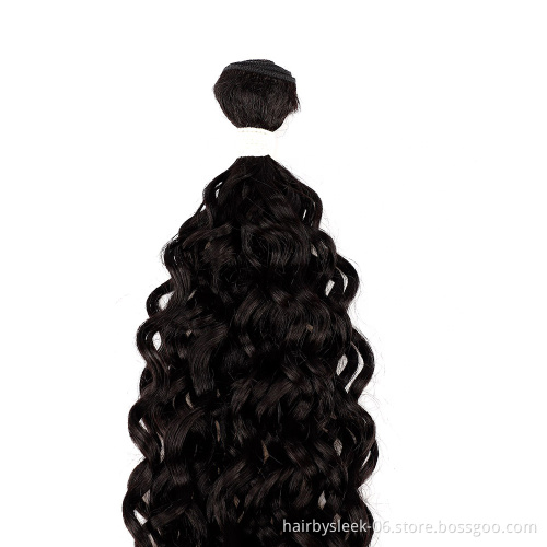 Rebecca 8A Grade Non Remy 24 to 40 Inches Super Long Water Wave for Black Women 100g Natural Black Cheap Brazilian Hair Weave